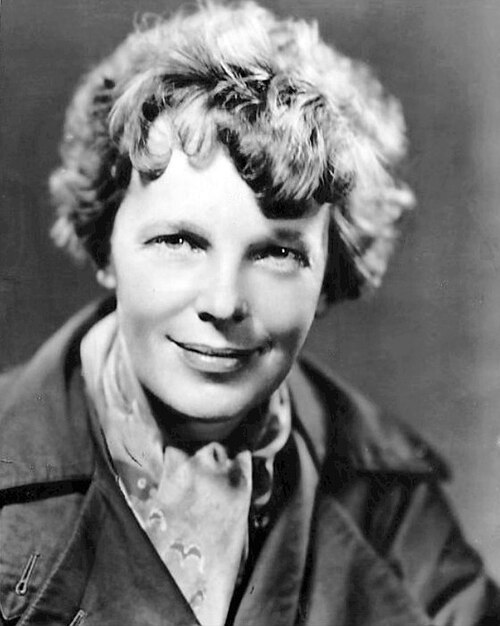 Portrait de Amelia Earhart