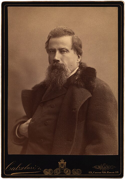 Portrait of Amilcare Ponchielli, Music, 19th Century, 1834 — 1886