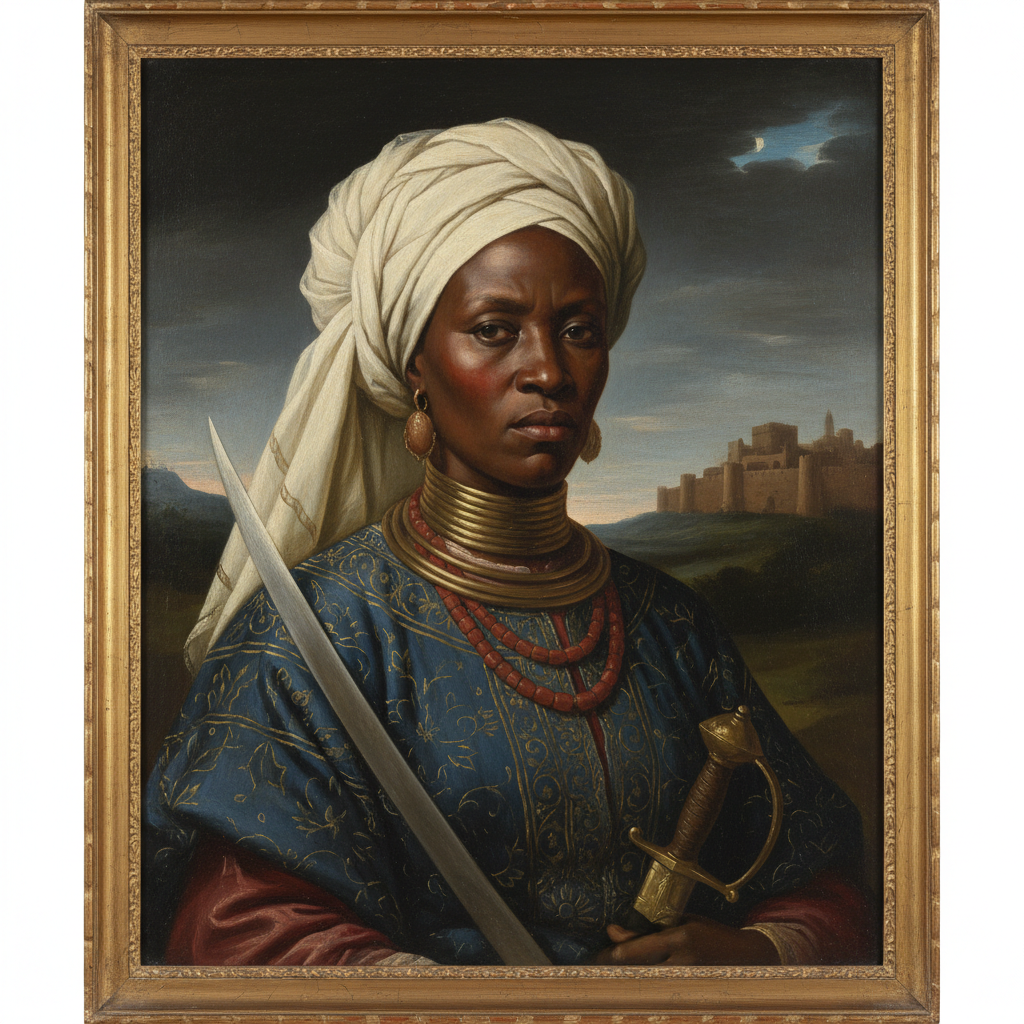 Portrait de Amina de Zaria