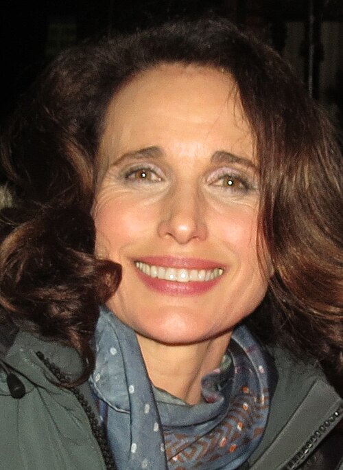 Portrait of Andie MacDowell, Performing Arts, 20th Century, 1958 — ?