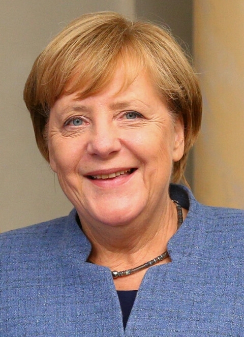 Portrait of Angela Merkel