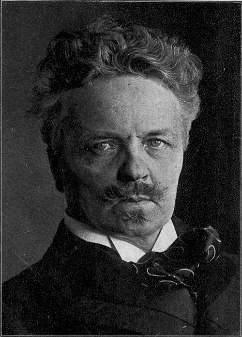 Portrait of August Strindberg, Literature, 19th Century, 1849 — 1912