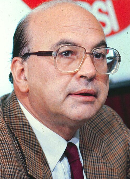 Portrait of Bettino Craxi, Politics, 20th Century, 1934 — 2000