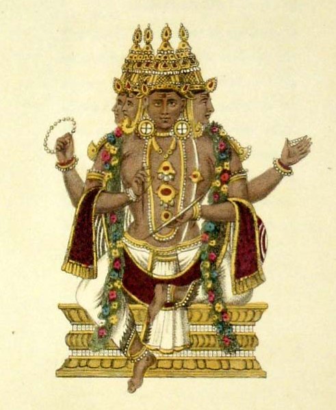 Portrait de Brahmā, Mythologie, Antiquité
