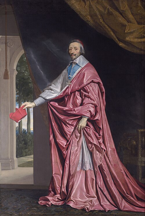 Portrait of Armand Jean du Plessis de Richelieu, Politics, Early Modern, 1585 — 1642