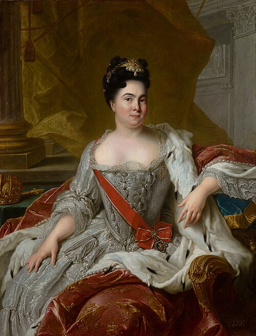 Portrait of Catherine I of Russia (Marta Helena Skowrońska), Politics, Early Modern