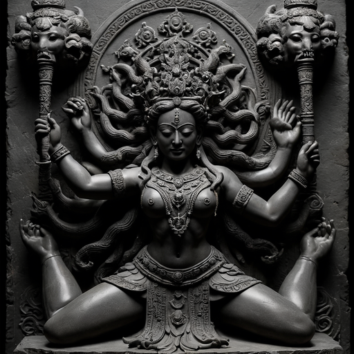 Portrait of Chandika, Mythology, Antiquity