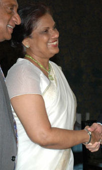 Portrait of Chandrika Kumaratunga