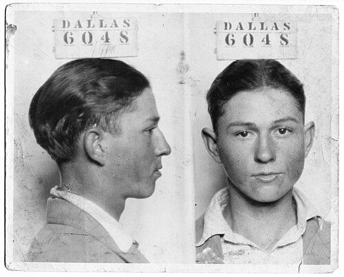 Portrait de Clyde Barrow, Société, XXe siècle, 1909 — 1934