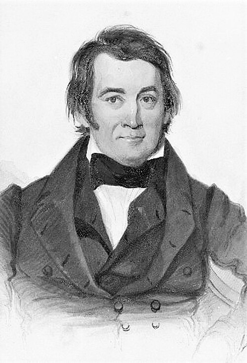 Portrait of Davy Crockett