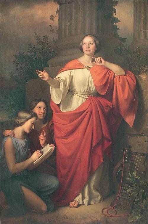 Portrait of Diotima of Mantinea, Philosophy, Before Christ, 450 av. J.-C. — 300 av. J.-C.