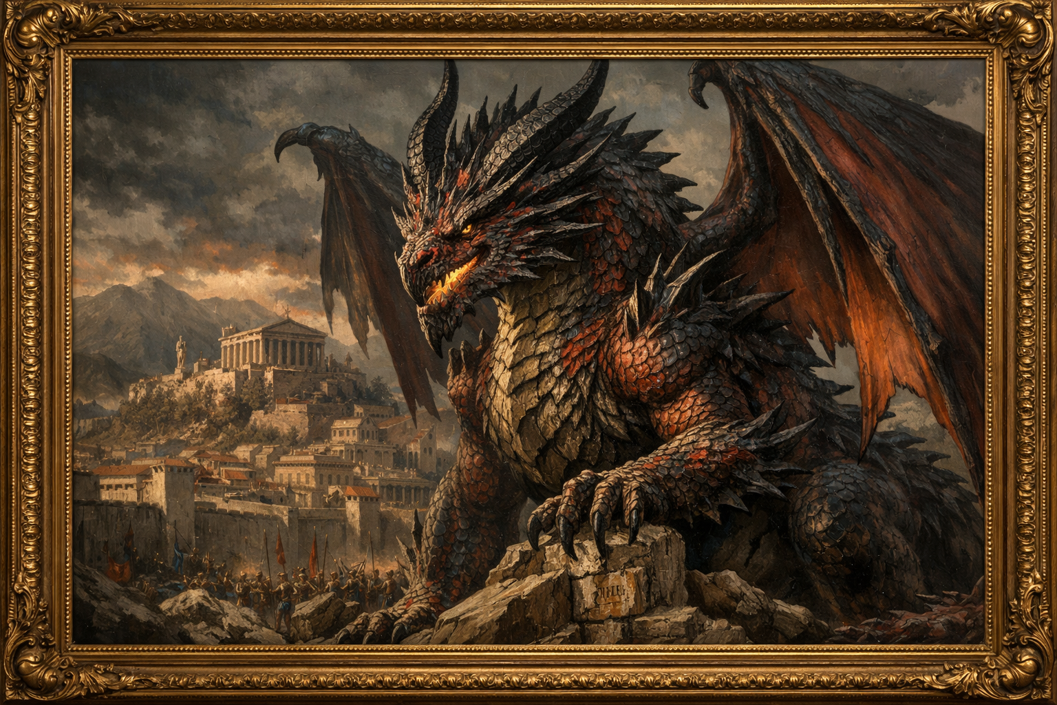 Portrait of Dragon of Thebes