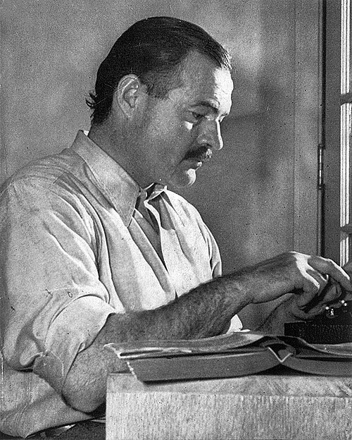 Portrait de Ernest Hemingway, Lettres, XXe siècle, 1899 — 1961