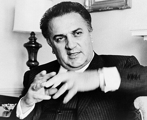 Portrait of Federico Fellini