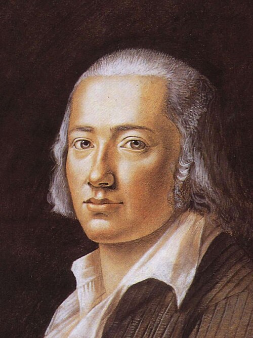 Portrait of Friedrich Hölderlin, Literature, 19th Century, 1770 — 1843