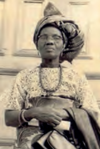 Portrait de Funmilayo Ransome-Kuti