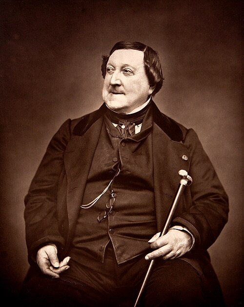 Portrait de Gioachino Rossini, Musique, XIXe siècle, 1792 — 1868