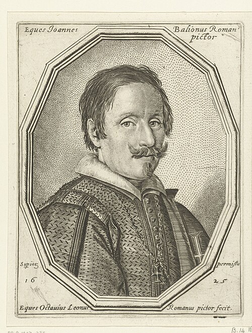 Portrait de Giovanni Baglione, Arts visuels, Antiquité, 1566 — 1643