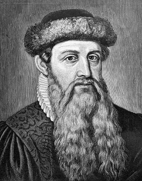 Portrait de Gutenberg