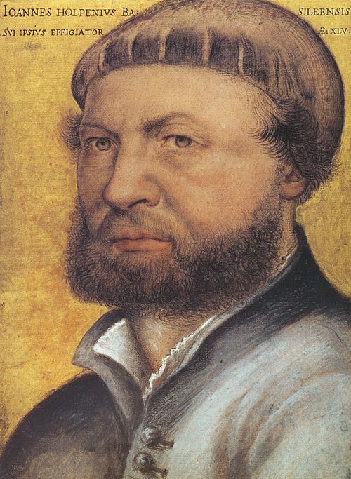 Portrait de Hans Holbein le Jeune, Arts visuels, Antiquité, 1497 — 1543