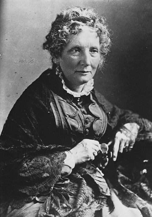 Portrait of Harriet Beecher Stowe, Literature, 19th Century, 1811 — 1896