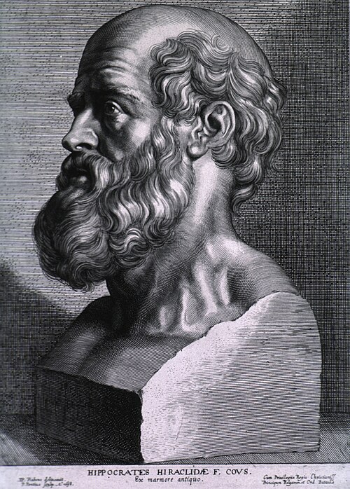 Portrait of Hippocrate