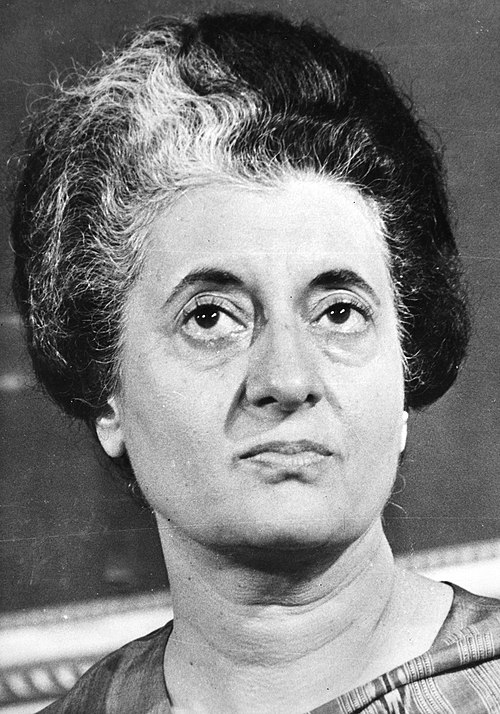 Portrait of Indira Gandhi