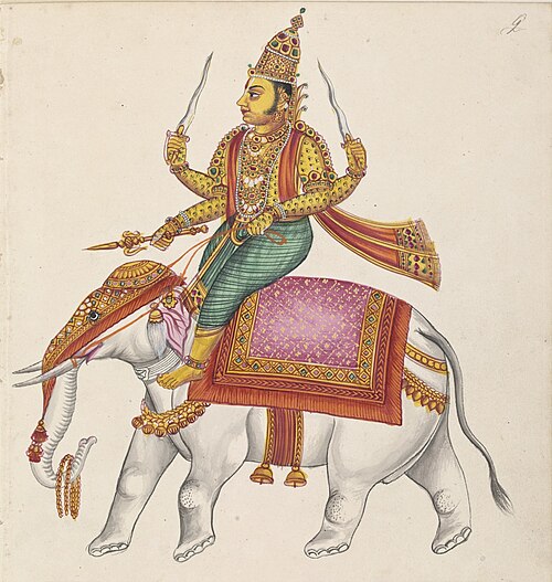 Portrait of Indra, Mythology, Before Christ