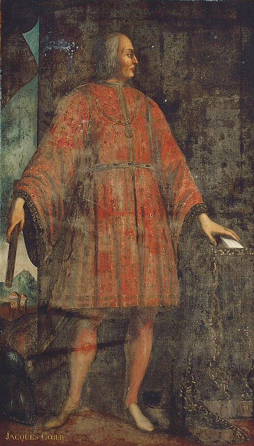 Portrait de Jacques Cœur, Économie, Moyen Âge, 1395 — 1456