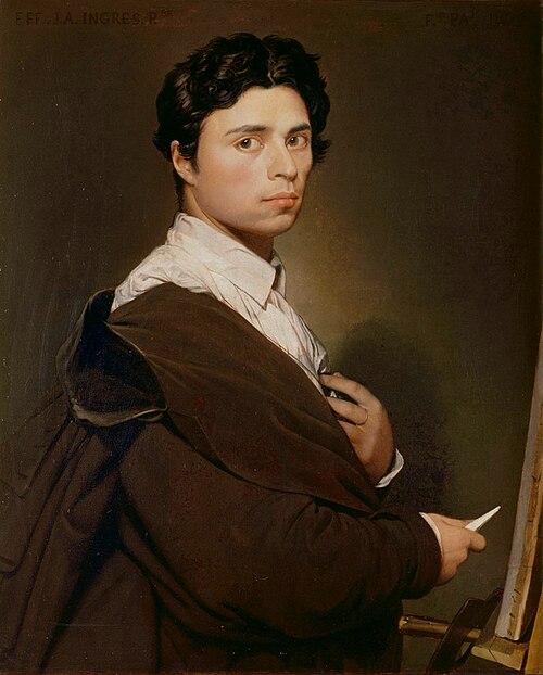 Portrait de Jean-Auguste Dominique Ingres, Arts visuels, Antiquité, 1780 — 1867