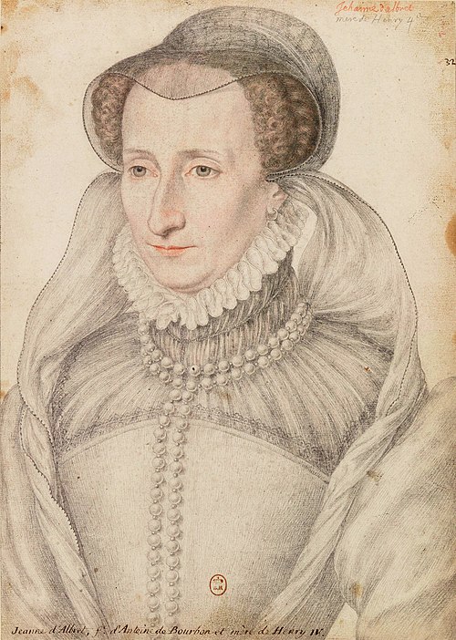 Portrait of Jeanne d'Albret