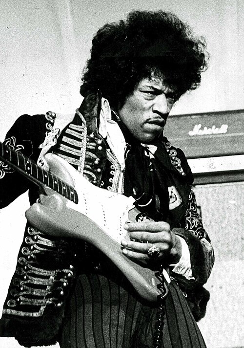 Portrait de Jimi Hendrix, Musique, XXe siècle, 1942 — 1970