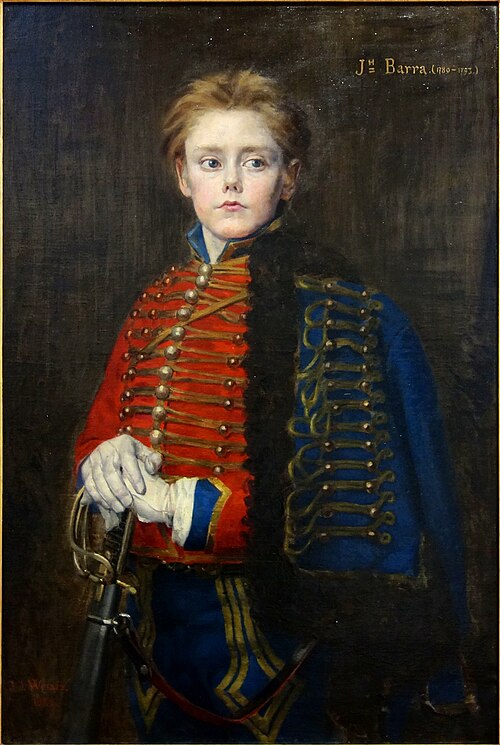 Portrait of Joseph Bara, Military, Early Modern, 1779 — 1793