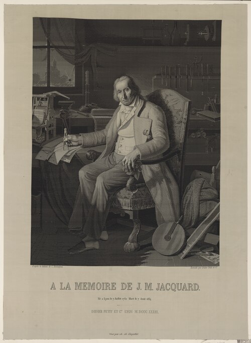 Portrait of Joseph Marie Jacquard