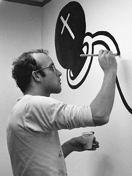 Portrait of Keith Haring, Visual Arts, Antiquity, 1958 — 1990