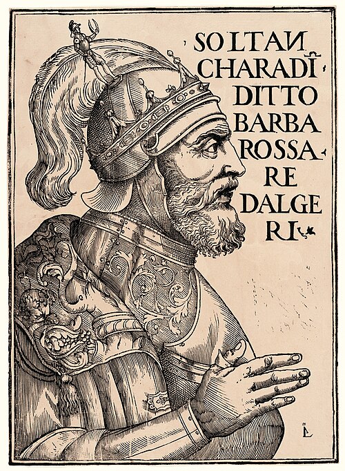 Portrait de Khayr ad-Dîn Barberousse (Hayreddin Barbarossa), Militaire, Renaissance
