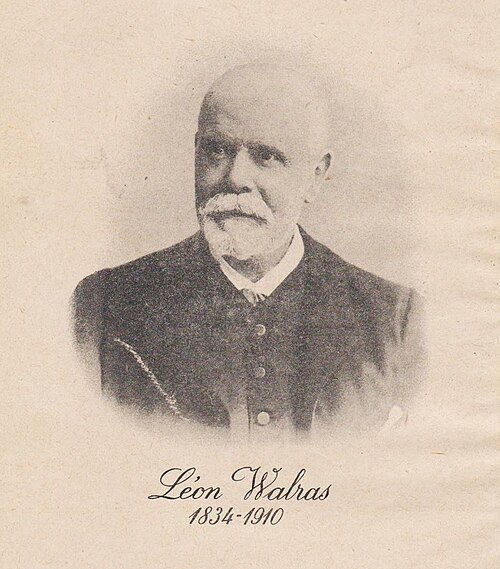 Portrait of Léon Walras, Economics, 19th Century, 1834 — 1910