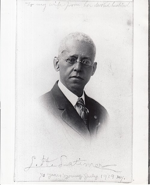 Portrait de Lewis Howard Latimer, Technologie, XIXe siècle