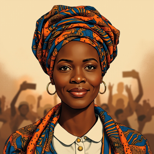 Portrait de Leymah Gbowee