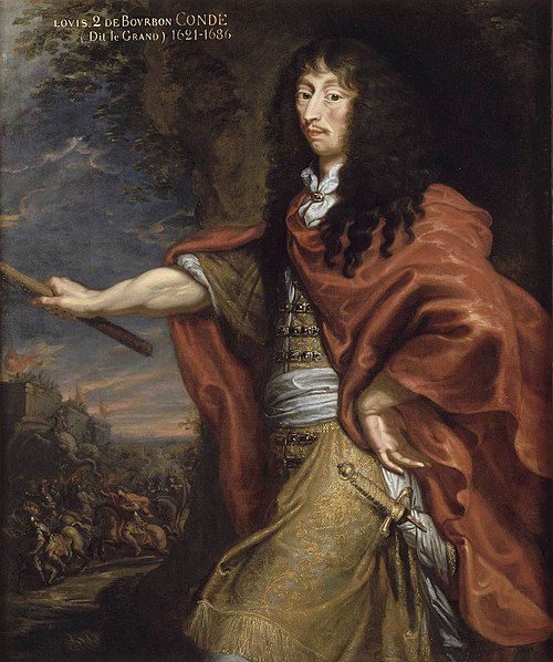 Portrait de Louis II de Bourbon, prince de Condé, Lettres, Temps modernes