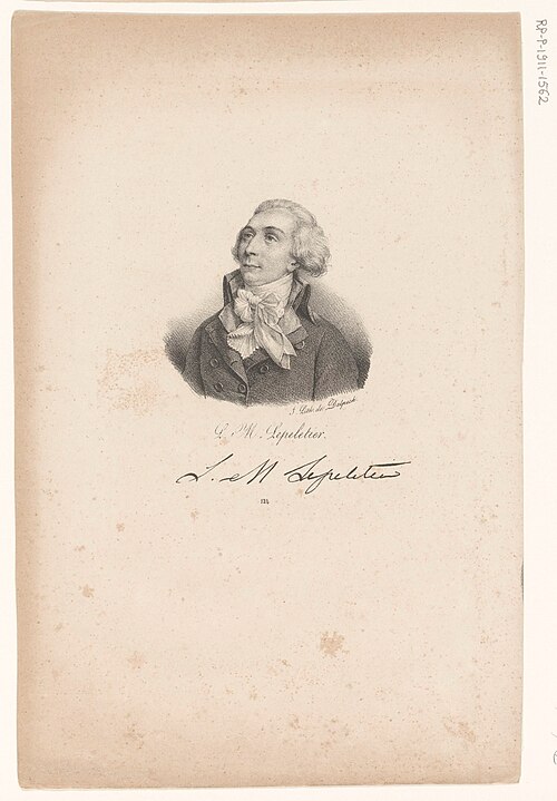 Portrait of Louis-Michel Lepeletier de Saint-Fargeau, Politics, Early Modern