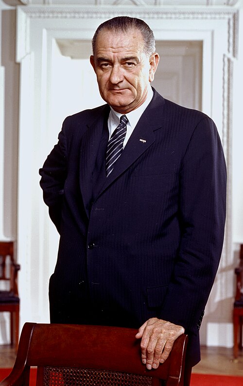 Portrait de Lyndon B. Johnson, Politique, XXe siècle, 1908 — 1973