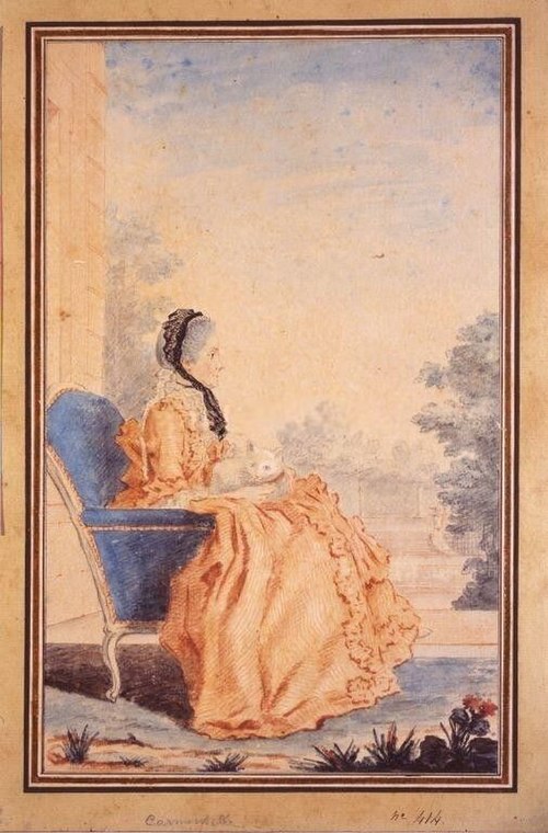 Portrait of Marie Anne de Vichy-Chamrond, marquise du Deffand, Literature, Early Modern