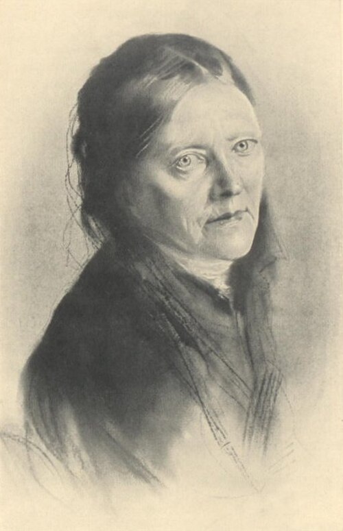 Portrait of Malwida von Meysenbug, Literature, 19th Century, 1816 — 1903