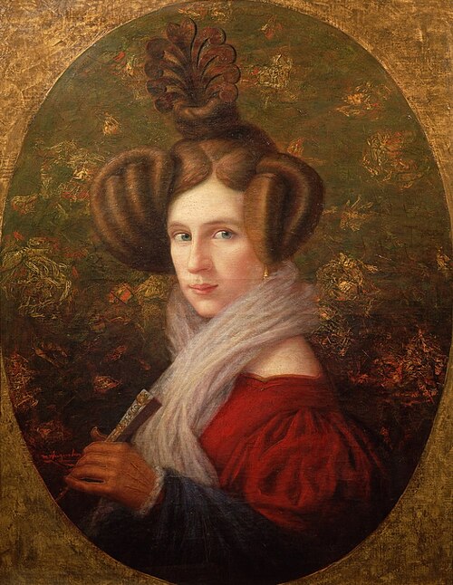 Portrait of Margherita Barezzi, Society, 19th Century, 1814 — 1840