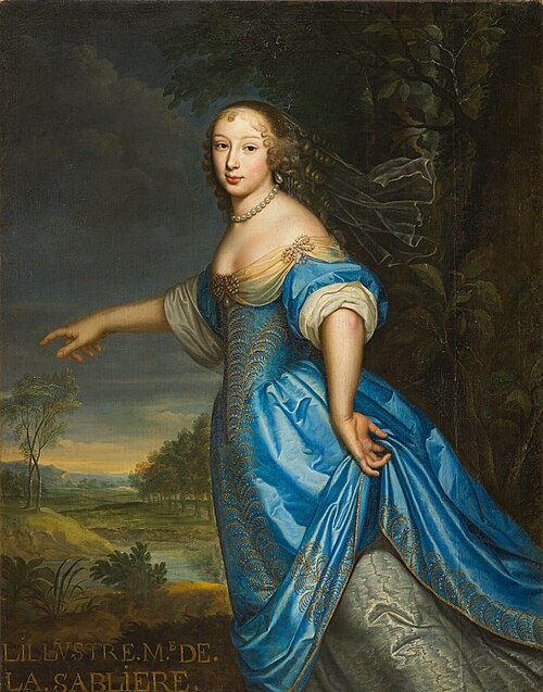 Portrait of Marguerite Hessein de La Sablière, Literature, Early Modern