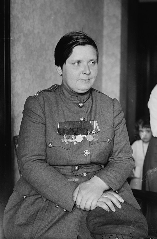 Portrait de Maria Botchkareva, Militaire, XXe siècle, 1889 — 1920