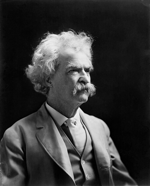 Portrait of Mark Twain, Literature, 19th Century, 1835 — 1910