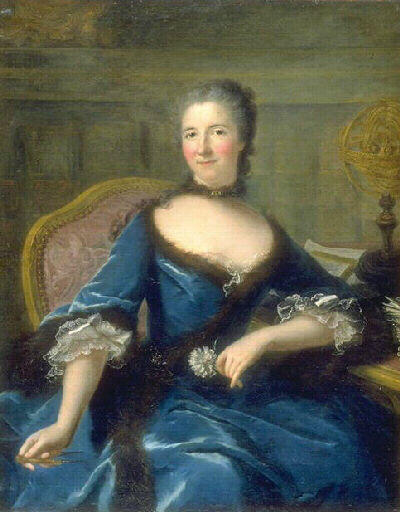 Portrait of Gabrielle Émilie Le Tonnelier de Breteuil, marquise du Châtelet, Sciences, Early Modern