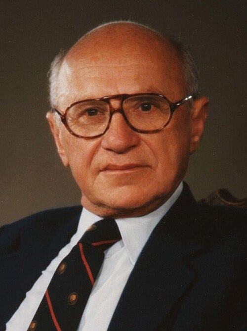 Portrait of Milton Friedman, Economics, 20th Century, 1912 — 2006
